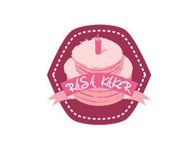 Rasa Kaker badge cake cook cooking kaker rasa ribbon sweet