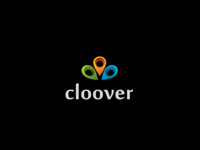 Cloover app application brand branding clover color colour colourful design graphic identity logo logotype mobile rainbow share sharing tutorial