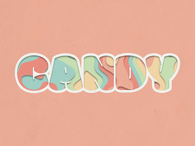 Candy typography