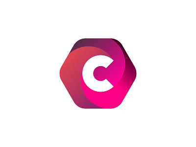 C Logo adobe illustrator design flat illustration logo