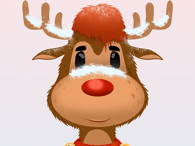 Festive Reindeer christmas design graphic design illustration reindeer
