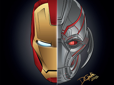 Iron Puppet avengers avengers age of ultron comic dgrafiks illustration ironman marvel superhero ultron vector villian