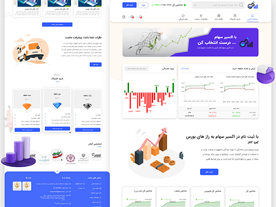 saham Exsir Exchang bourse chart charting exchange ui ui ux web web design website xd design