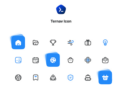Ternav Icon app design icon icon design illustration minimal ui ui ux