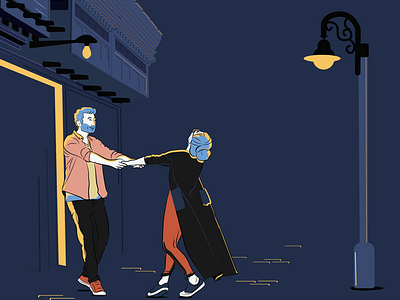 We’r daaaancing in the streets.. of oldtown jeddah adobe balad dance digital art digital drawing digital illustrations illustrating illustrations illustrators jeddah love saudi arabia vector art