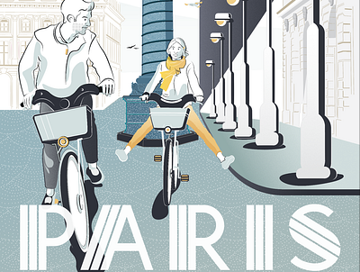Paris art design digital art digital illustration digitalart illustration love paris sketch vector