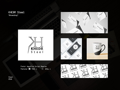 Khedr steel " Brand identity" brand design brand identity design illustration logo