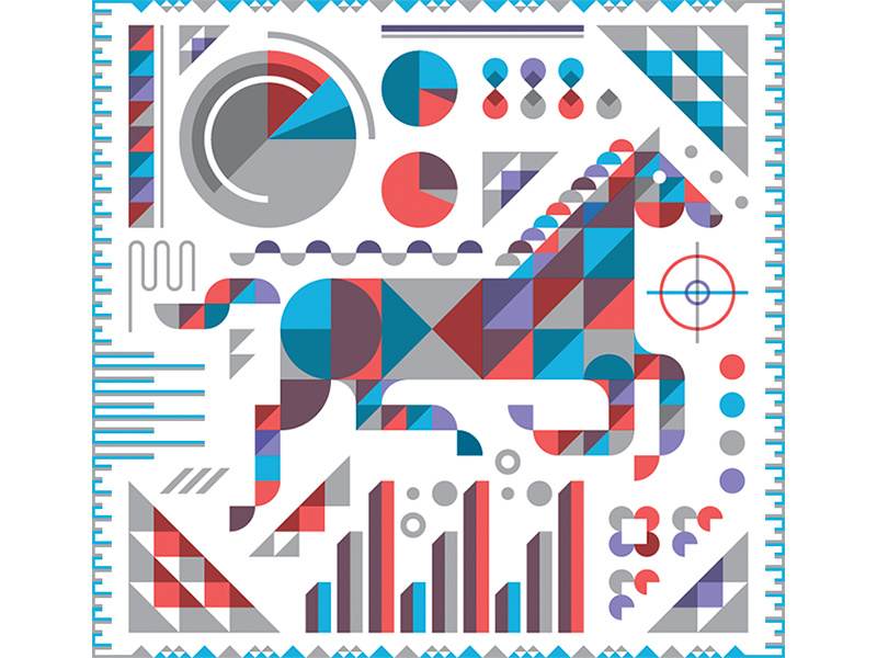 Wired UK horse illustration technology metrics wilkins ty texas austin london