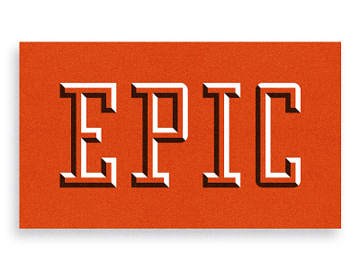 Epic entertainment epic lettering logo magic mascot performance show type
