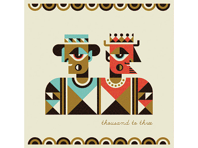 Matuto album border brazil brooklyn crown devil folk art geometric hat illustration matuto music new york