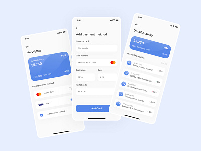 Hotel Booking Payment Method Screens activity app design branding clean design flat hotel hotel apps hotel booking income payment payment method simple ui ux wallet