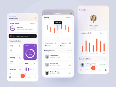 Healthy Track 🏋️‍♀️ - Mobile App Exploration by Rizal Ahmad ︎ for ...