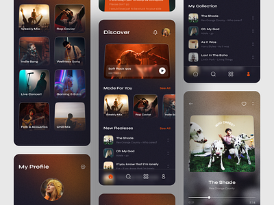 Sike - Music App app app design clean concert design event event app live streaming mobile music music app music player music streaming player simple ui