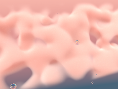 Puffy 3d blender bubbles c4d cinema 4d clouds concept environment octane puff puffy refraction sky vbd volume
