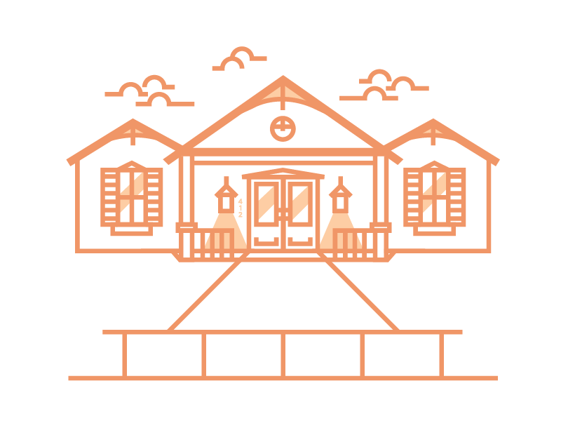 Country House by Erin Pridemore on Dribbble