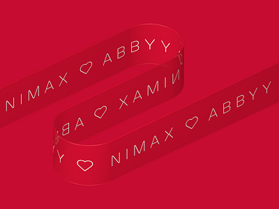 ABBYY 3d animation branding cinema4d design illustration nimax red