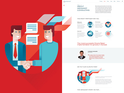 Weigandt brand colors design face identity illustration page typography ui ux web webdesign