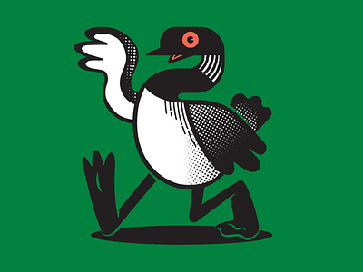 Loon Mascot bird branding character character design illustration loon mascot design minnesota