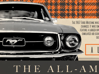Mustang auto car infographic mustang