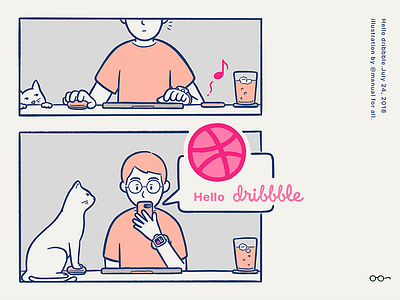 Hello dribbble.