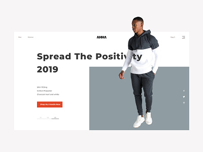 Landing Page Ahha shop