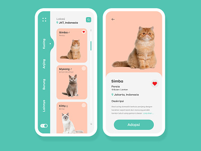 Pet Shop App app appdesign colors download figma freebie mobile ui productdesign