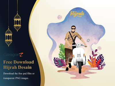 Hijrah And Istiqomah Towards Ramadan artwork beautiful design free download freedownload hijrah illustration illustrator islam moslem muslim png psd ramadan ramadan kareem ramadan mubarak ramadhan religion scooter vector