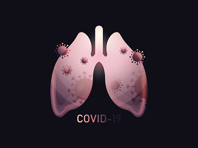Pneumonia covid 19 beautiful colorful concept coronavirus covid 19 design freedownload health purple vector
