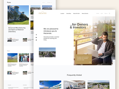 Hacienda design responsive ui web design website