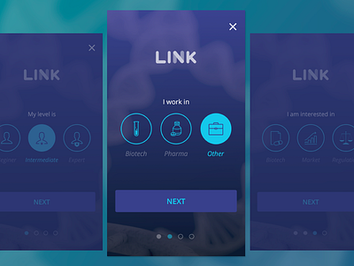 Onboarding quiz app mobile quiz ui ux