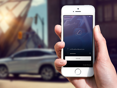 Lexus App Login app black car design iphone lexus list mobile toyota