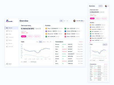 ProxiBit dashboard