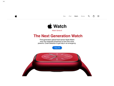 Apple Watch | Watch Series 8 | Project #02 apple branding design design sprint ui ux website