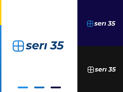 seri 35 Logo Concept app art branding design flat icon logo minimal vector website