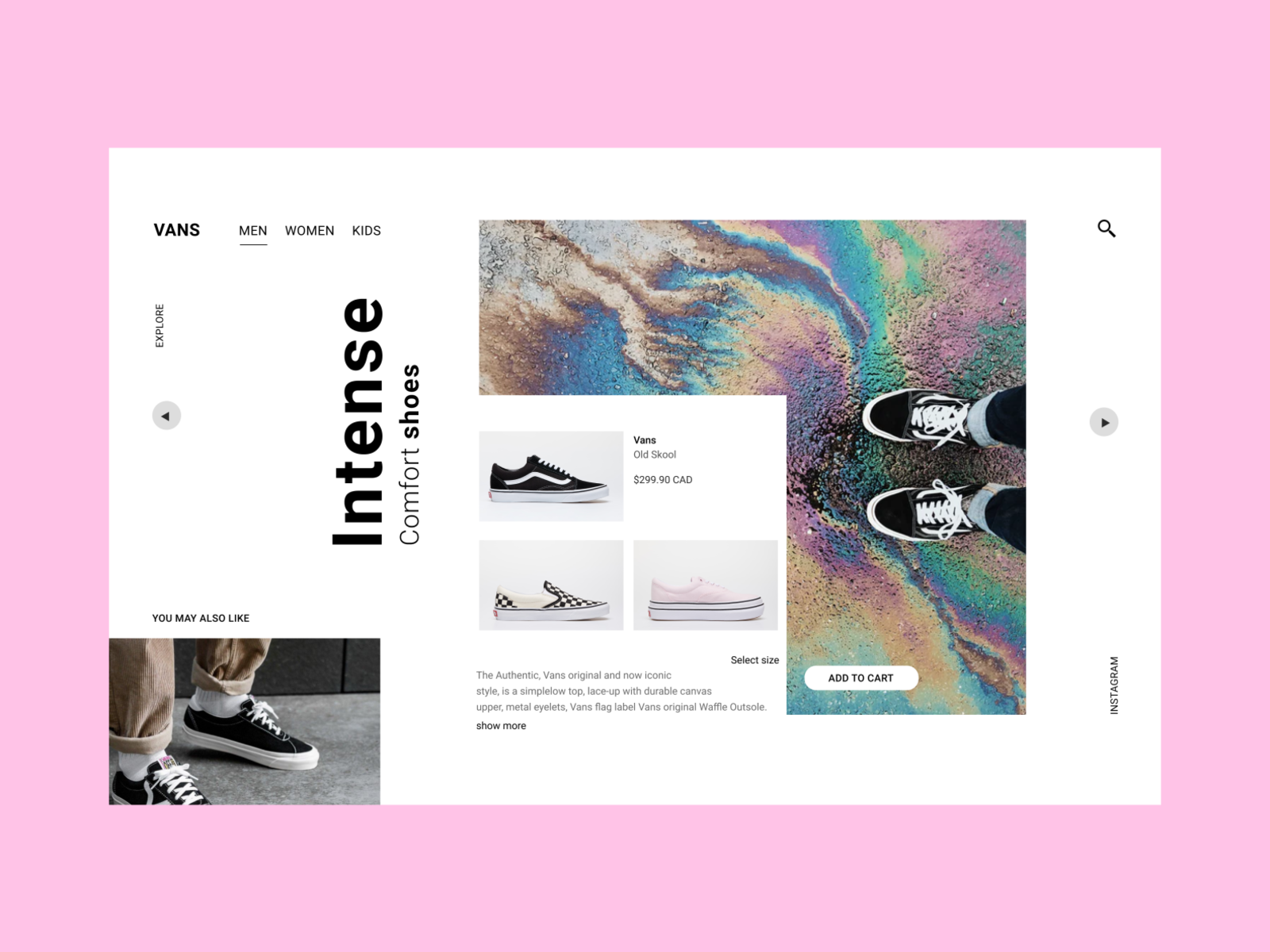 Vans redesign concept by Khovalkina Daria on Dribbble