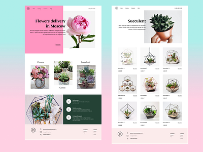 Plants Shopping Website design figma icon plant shop typography ui ux web website