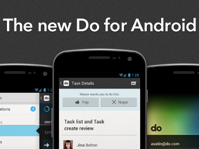 The new Do for Android android avenir do email grey marketing mobile roboto