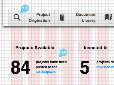 Solar Investment UI glyphish icons user interface wireframe