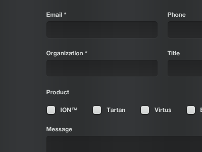 Form Fields fields form inputs nothing special user interface