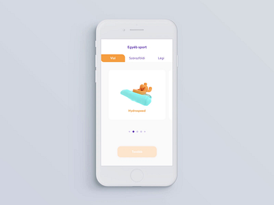 Selection Animation 3d active animation apple carousel cinema4d clean design figma illustration insurance ios mobile selections sports travel ui uidesign uiux ux