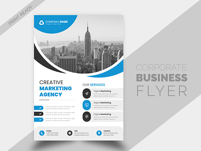 Corporate Business Multipurpose Flyer Design Brochure Cover Page