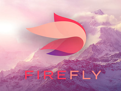 Firefly Brand Draft animation branding firefly logo mountain sales typography vector