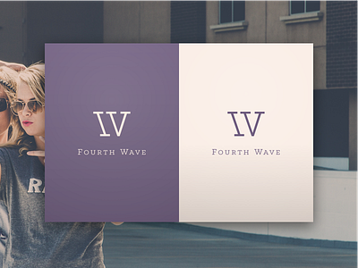 Fourth Wave Apparel Branding apparel beige branding feminism feminist fourth logo purple screen printing shirts w