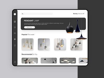 Lamp e-commerce app