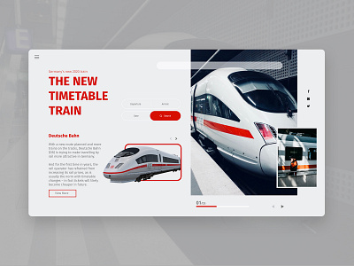 train company website app design elegent flat minimal speed tgv train ui ux web webdesign website