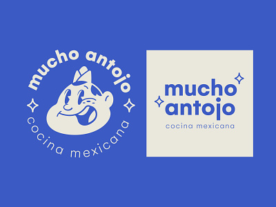 Mucho Antojo Brand Logo brand food foodie illustration logo mexico restaurant vector