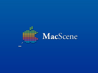 MacScene Logo breakout discussion forum games logo mac macintosh website