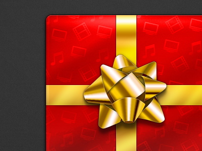 Present application bow gift icon media osx present tiles