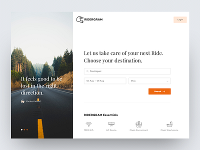 Ridergram (Landing page)