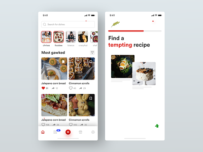 Food Recipe App food recipe foodapp mobile product design ui uidesign ux uxdesign webdesign